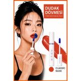 Koreagen Lip Stain Soyulabilir Ruj Kalıcı Dudak Dövmesi Bulaşmayan Dudak Renklendirici 6-12 Saat Kalıcı Peel Off Lip Tint