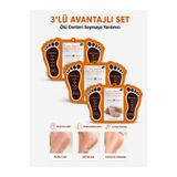 KOREAN GLAM 3 Adet Ayak Soyucu Çorap Ölü Derileri Soyan Ayak Çorabı Peeling Maskesi