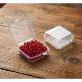 KoreHome Kapaklı Mini Organizer 10’lu Takı ve Yüzük Kutusu 10 Adet - 10'lu - Şeffaf