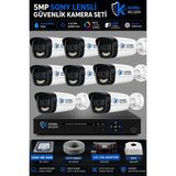 Korel Bilişim 8 Kameralı 5mp Sony Lensli Gece Renkli Güvenlik Kamerası Seti 1000 GB HDD