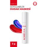 KORELYA Soyulabilir Dudak Dövmesi 5 g | Canlı Kırmızı