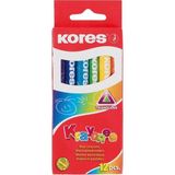 Kores Mum Boya Üçgen 12Renk 33101