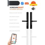 Koresan Akıllı Kilit KL3 Akıllı Alüminyum/pvc Kapı Kilidi ( 32 mm Ultra Dar Akıllı Kilit ) - D-2085 Silindir