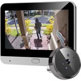 Koresan KDP01 Radar Varlık Sensörlü Wifi Kapı Dürbünü 4.3 Inç LCD Ekranlı Hareket Algılamalı Tuya 3mp