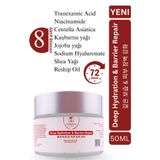 Koreskin Yüz Kremi | 72 Saat Etkili Nemlendirici Kremi | Hyaluronik Asit | Bariyer Onarıcı |Tüm Cilt Tipleri
