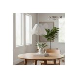 KorFam Rosalinda Avize - Beyaz Hasır El Yapımı Çiçek Şekilli Bohem Rustik Avize