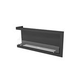 Korflame 130cm Sol Açık Bioetanol Şömine Siyah