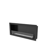 Korflame Ankastre Bioetanol Şömine 130 Cm - Siyah