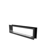 Korflame Bioetanol Metal Çift Taraflı Şömine 200 Cm - Siyah