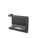 Korflame Bioetanol Sol Açık Şömine 80 Cm - Siyah