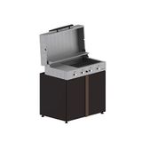 Korflame Pure Cooker Bahçe Mutfağı Gazlı Barbekü Ve Kabin - Siyah