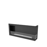 Korflame Sağ Açık Bioetanol Şömine 130 Cm - Siyah