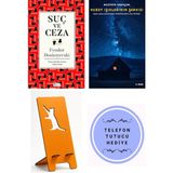 Koridor Yayıncılık Suç ve Ceza-Bez Ciltli - Fyodor Mihayloviç Dostoyevski + Kuzey Işıklarının Şarkısı + Telefon Tutucu