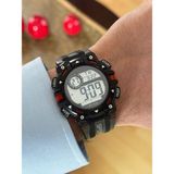 Korikom Dijital Su Geçirmez SPEC000618 Alarm, Kronometre, LED Erkek Kol Saati - Siyah - Turuncu