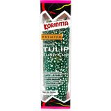 Korinitta Premium Büyük Tulip Cup Kağıt Muffin & Kek Kalıpları 200 Adet - Yeşil - Beyaz