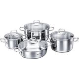 Korkmaz A1606 Perla 8 Parça Inox Tencere Seti
