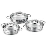 Korkmaz A1675 Perla 16 cm 18 cm 20 cm Omlet Tavası Set