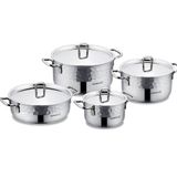Korkmaz A1963-01 Erna 8 Parça Inox Tencere Seti
