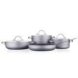 Korkmaz A2619-3 Linea Gri 7 Parça Tencere Takımı