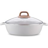 Korkmaz A2982 Gusto Seramik Kısa Tencere 26X7 cm - Standart