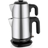 Korkmaz A369-13 Satin Siyah Çay Makinesi