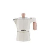 Korkmaz A5571 Etna Dayanıklı 3 Fincan 150 ml Beyaz Renk Moka Pot