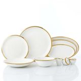 Korkmaz A8056 Elektra Collection Gold 60 Parça Yemek Takımı