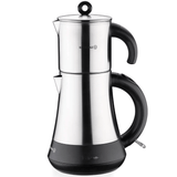 Korkmaz A851-01 Hasbahçe Satin Siyah Çay Makinesi