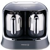 Korkmaz A861-09 Kahvekolik Twin Cosmica Krom Kahve Makinesi