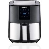 Korkmaz Air Max Yağsız Airfryer 6.5 lt Tek Hazne ile Zamanlayıcı Özellikli Metal Tasarım - Gri