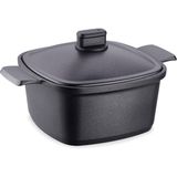 Korkmaz Casterra Kare 20x20x10.5 cm Döküm Tencere