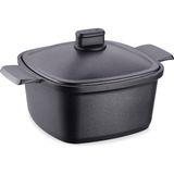 Korkmaz Casterra Kare 24x24x11.5 cm Döküm Tencere