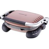 Korkmaz Castron Mocha-Krom Tost Makinesi 600 W Döküm Plaka Modern Tasarım - Çok Renkli