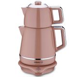 Korkmaz Demiks A332-06 Mocha Krom Çay Makinesi