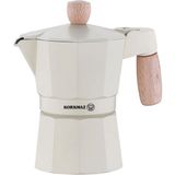Korkmaz Etna 3 Fincan Beyaz 150 ml Moka Pot