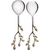 Korkmaz Flora 2 Parça Salata Servis Seti A8735-5 - Gri