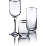 Korkmaz Hera Kristal Gold 36 Parça Bardak Seti A9213 - Şeffaf - 110 ml