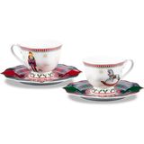 Korkmaz Jolly Collection 6lı Kahve Fincan Takımı A640-08 - 90 ml - Beyaz