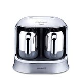 Korkmaz Kahvekolik Twin Kahve Makinesi Inox Krom