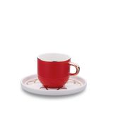Korkmaz Lidya A8669-4 4 Parça Kahve Fincan Takımı