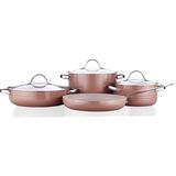 Korkmaz Linea 7 Parça Mocha Tencere Seti A2619-6 - (No Color)