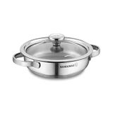 Korkmaz Minika İnox 14 Cm 0.5 Lt Omlet Tava Paslanmaz Çelik A1500