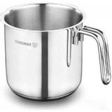 Korkmaz Perla 14 x 14 cm Paslanmaz Çelik Sütlük Tencere 2 lt Ergonomik Tasarım Özellikleriyle
