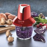 Korkmaz Pro Magic 4 Bıçaklı Cam Doğrayıcı Kırmızı Ergonomik Tasarım 500+ ml Kapasite