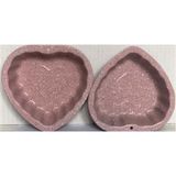 Korkmaz Torta Mini Kalp Kek Kalıbı 2li Set Granit Kaplama 12x3 cm Fırın ve Bulaşık Makinesi Uyumlu