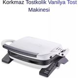 Korkmaz Tostkolik Vanilya Tost Makinesi 1800W