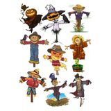 Korkuluk Sticker Set 2 9 Parça Telefon, Tablet, Defter, Laptop Sticker