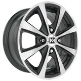 Kormetal 13 inç 4*100 ET28 Parlak Siyah Jant Takımı (J-6055) (Default Title)