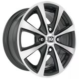 Kormetal 13 İnç 4*100 Et28 Parlak Siyah Jant Takımı (J-6055)