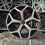 Kormetal 16" (İnç) 5X108 Ford St Focus Mondeo Uyumlu Siyah Elmas Kesim Jant (4 Adet)